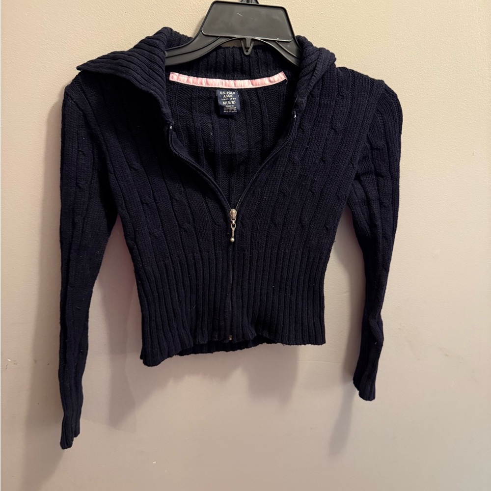 U.S. Polo Assn. Navy Kids Sweater
